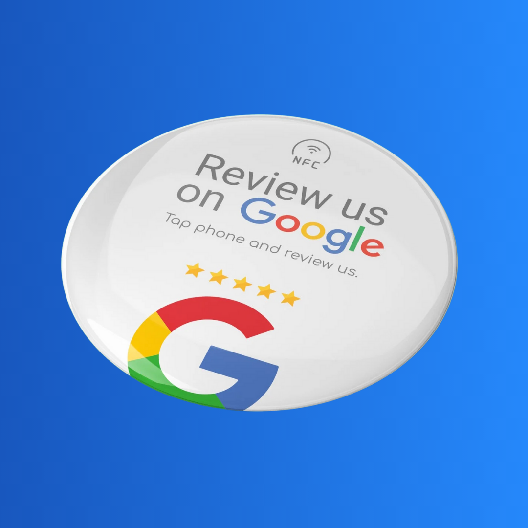 GOOGLE REVIEW STICKER ROUND
