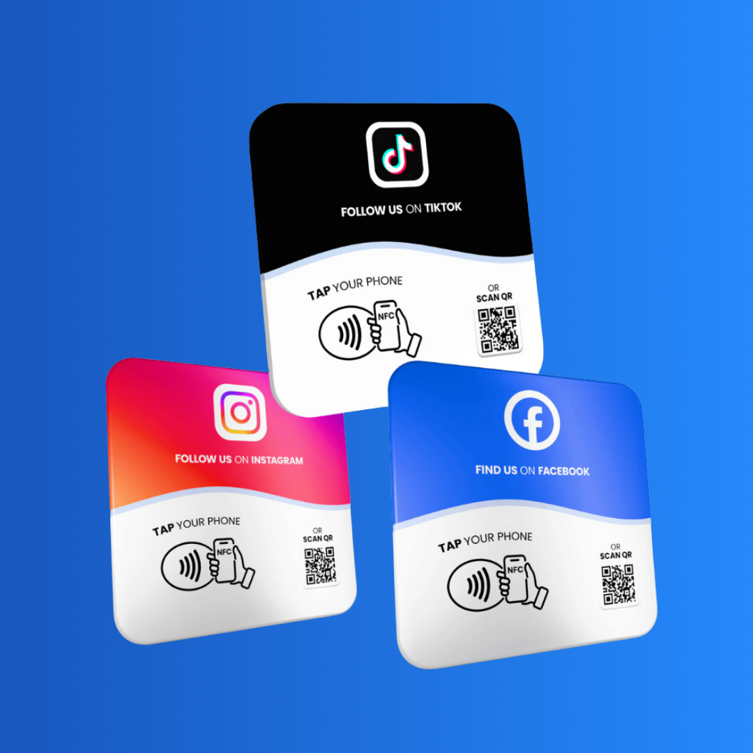 TIKTOK - FACEBOOK - INSTGRAM - REVIEW PLATE